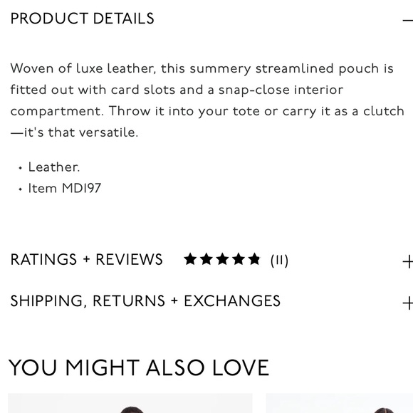 Madewell Leather Clutch - Picture 3 of 7